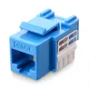 Frutto Keystone RJ45 Cat.6 UTP IDC 90&deg; Blu