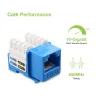Frutto Keystone RJ45 Cat.6 UTP IDC 90&deg; Blu