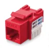 Frutto Keystone RJ45 Cat.6 UTP IDC 90&deg; Rosso