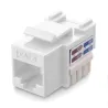 Frutto Keystone RJ45 Cat.6 UTP IDC 90&deg; Bianco
