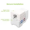 Frutto Keystone RJ45 Cat.6 UTP IDC 90&deg; Bianco