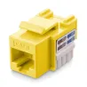 Frutto Keystone RJ45 Cat.6 UTP IDC 90&deg; Giallo