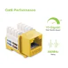 Frutto Keystone RJ45 Cat.6 UTP IDC 90&deg; Giallo