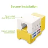Frutto Keystone RJ45 Cat.6 UTP IDC 90&deg; Giallo