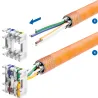 Frutto Keystone RJ45 Cat.6A STP Tool-Free