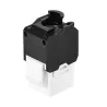 Frutto Keystone RJ45 Cat.6A UTP Tool-Free Bianco Nero