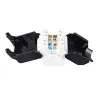 Frutto Keystone RJ45 Cat.6A UTP Tool-Free Bianco Nero
