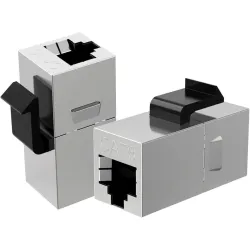 Adattatore Modulare Keystone RJ45 Accoppiatore di Rete Cat.6 F/F Schermato FTP