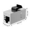 Adattatore Modulare Keystone RJ45 Accoppiatore di Rete Cat.6 F/F Schermato FTP