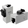 Adattatore Modulare Keystone RJ45 Accoppiatore di Rete Cat.5E F/F Schermato FTP