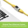 Adattatore Modulare Keystone RJ45 Accoppiatore di Rete Cat.5E F/F Schermato FTP