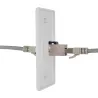 Adattatore Modulare Keystone RJ45 Accoppiatore di Rete Cat.5E F/F Schermato FTP