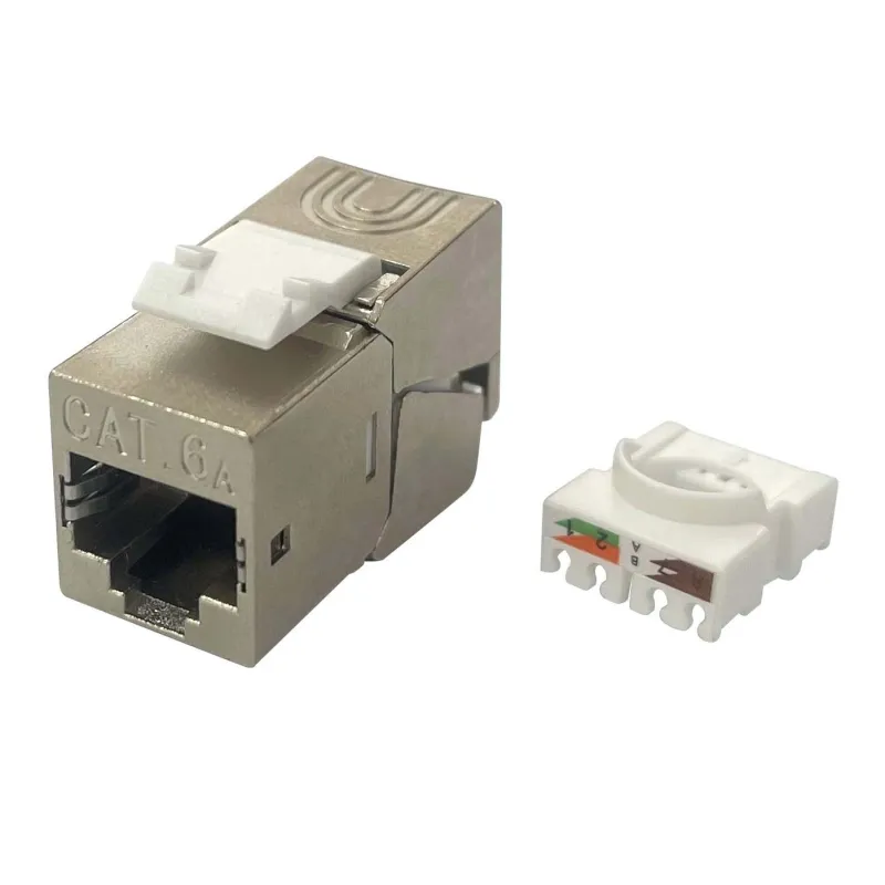 Frutto Keystone RJ45 Cat.6A Slim STP Tool Free