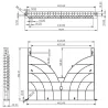 Mensola Gestione Cavi su Rack 19'' 24 Porte P.800 mm