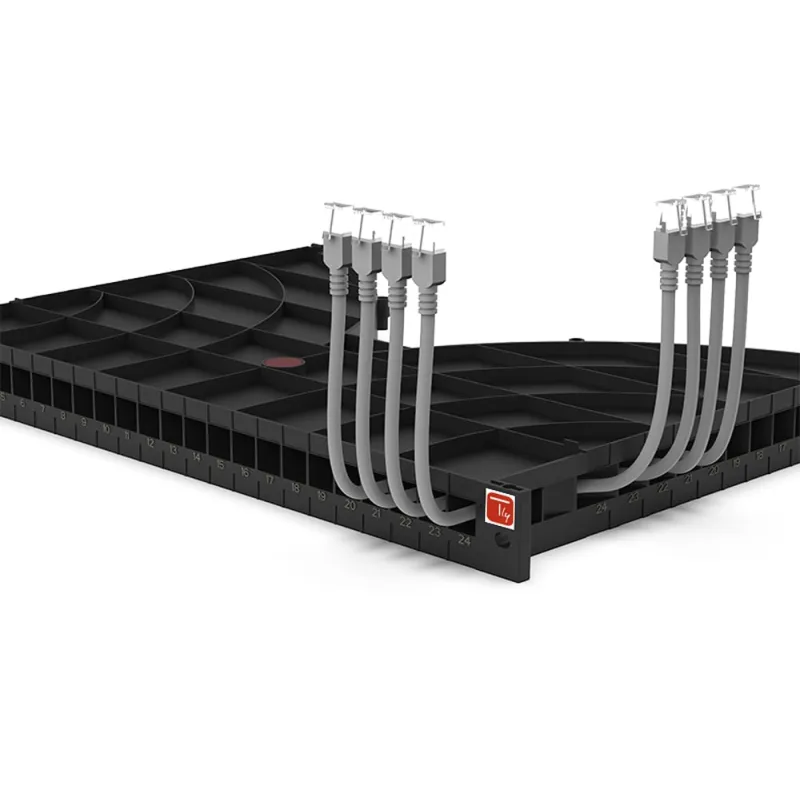Mensola Gestione Cavi su Rack 19'' 24 Porte P.800 mm