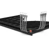 Mensola Gestione Cavi su Rack 19'' 24 Porte P.1000 mm