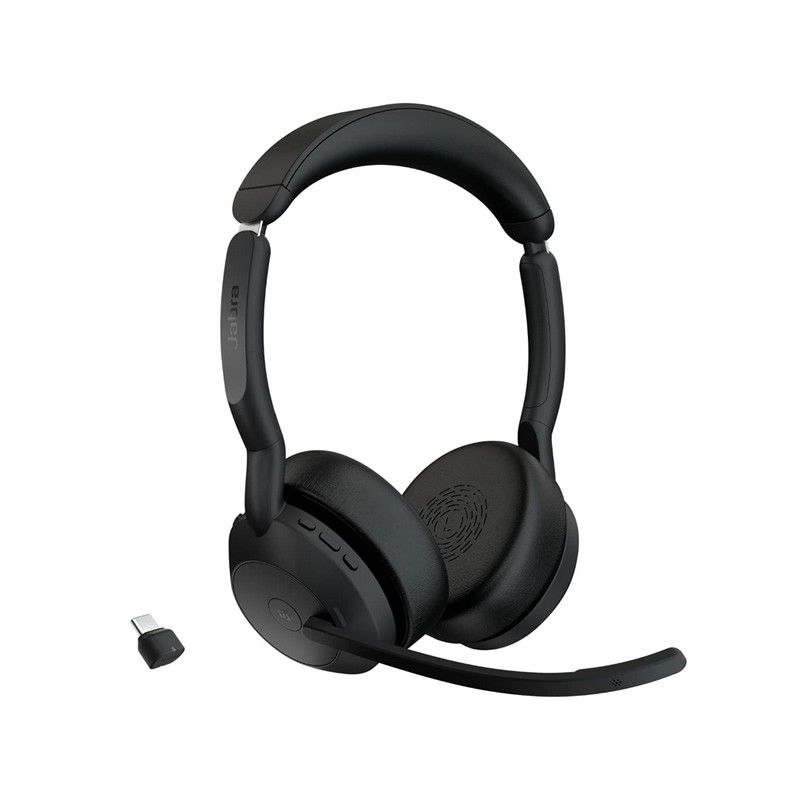 Cuffia cordless bluetooth e usb con ANC evolve2 55 jabra