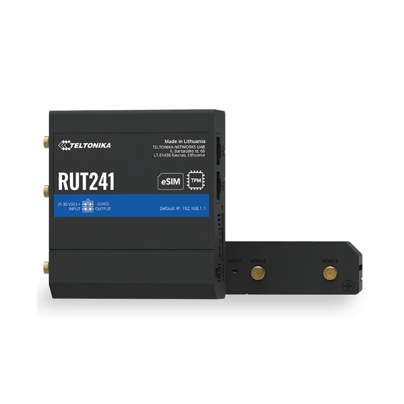 Teltonika RUT241 eSIM router industriale
