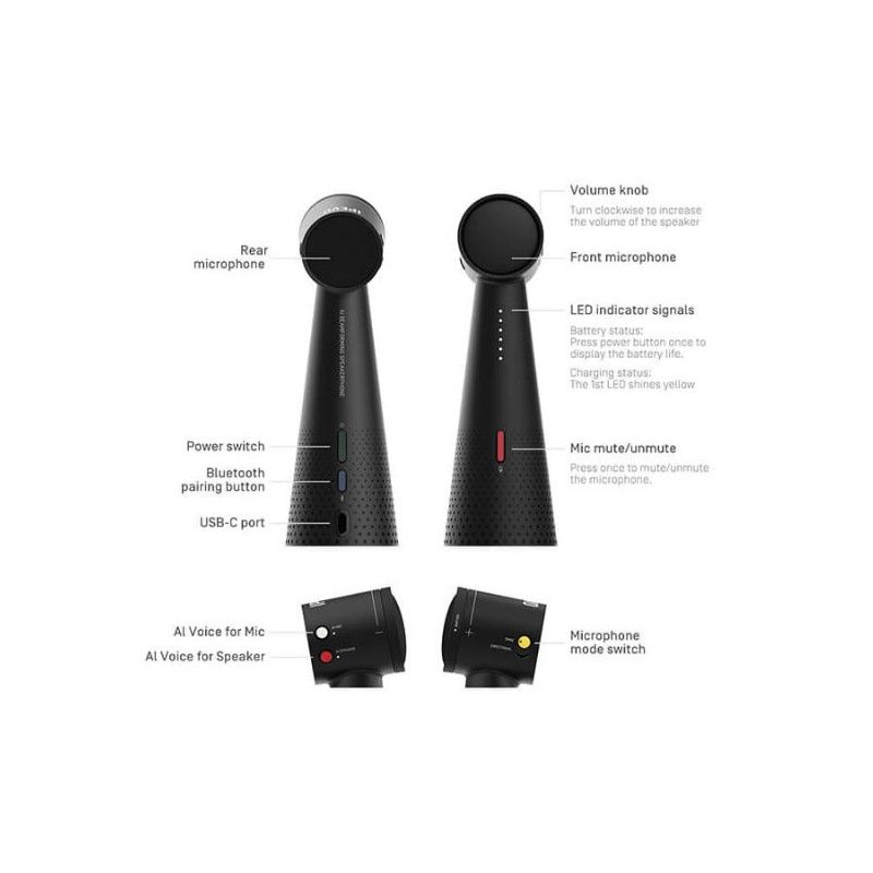 Ipevo Vocal Ensamble kit con borsa e 6 microfoni wireless