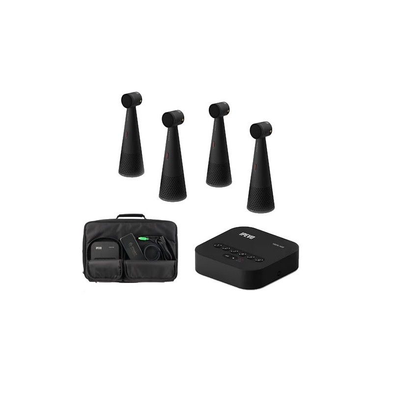 Ipevo Vocal Quartet con borsa e 4 speakerphone