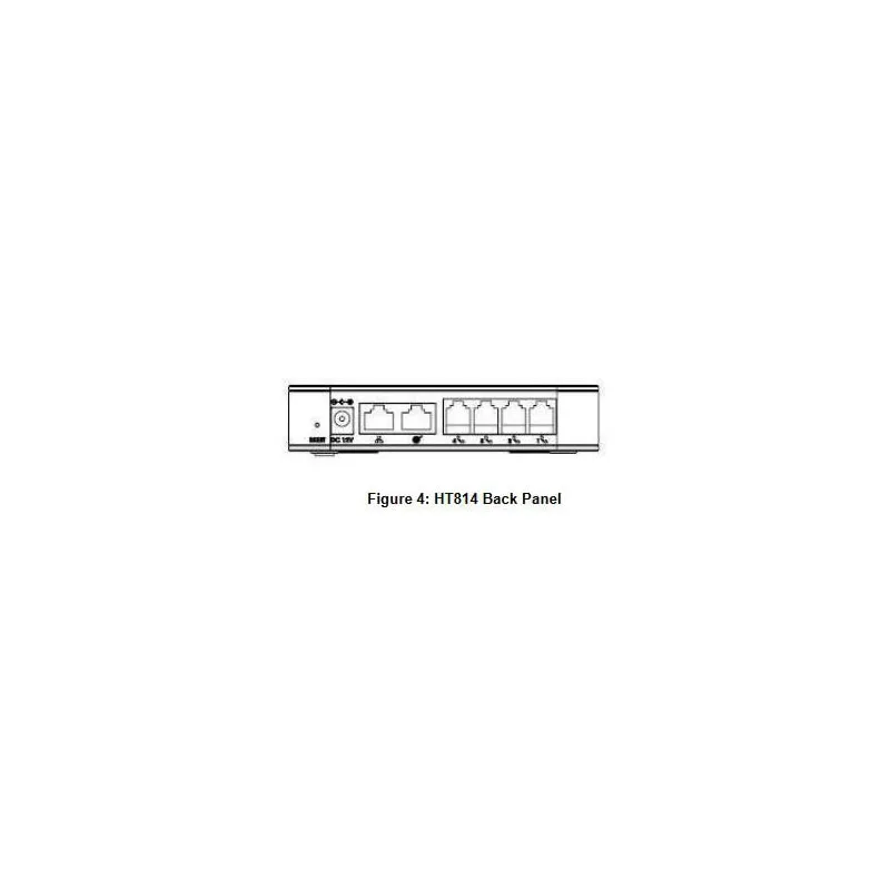 Grandstream HT814 ATA 4 porte fxs