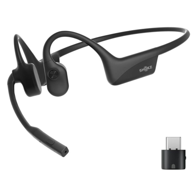 Shokz OpenComm2 UC cuffia bluetooth a conduzione ossea