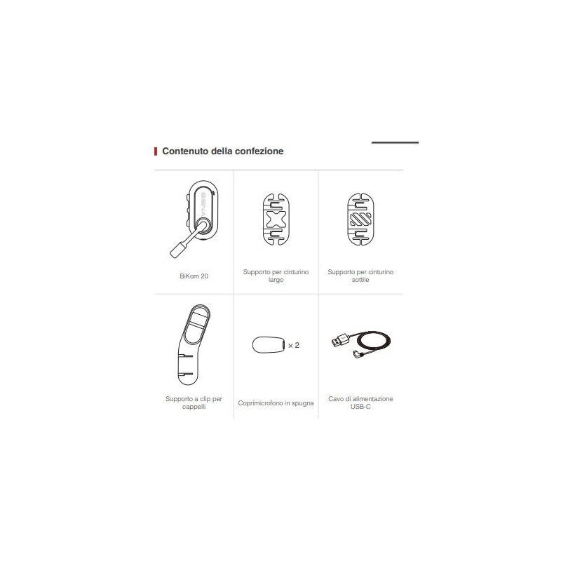 Sena Bikom 20 interfono per ciclisti e outdoor