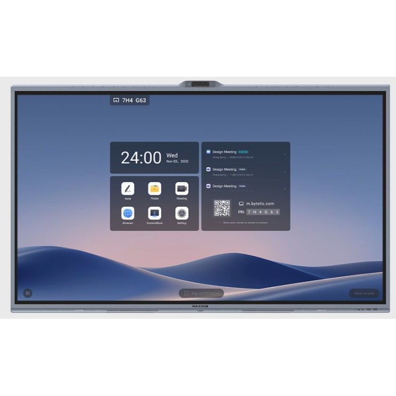 MAXHUB V655 monitor all in one 65" certificato microsoft