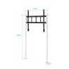 Supporto da parete con base a pavimento per meetingboard MB65 Wall stand