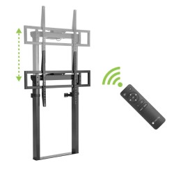 Supporto TV Motorizzato da Parete con Altezza Regolabile per TV da 55-100'' con Telecomando
