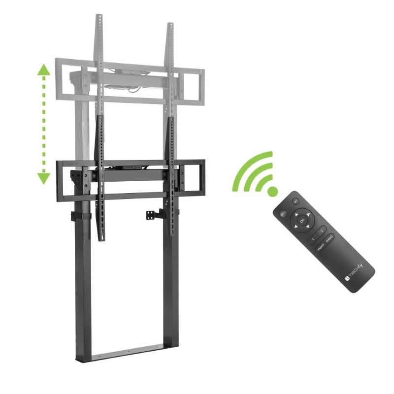 Supporto TV Motorizzato da Parete con Altezza Regolabile per TV da 55-100'' con Telecomando