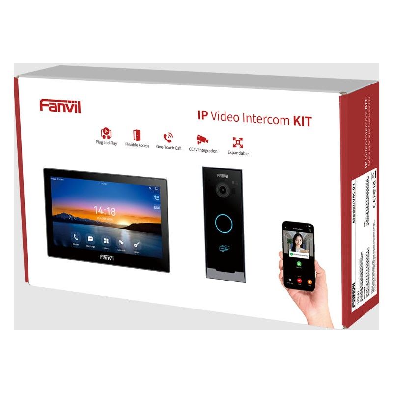Fanvil i60 intercomunicante IP PoE con microfono