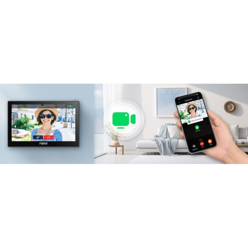 Fanvil i60 intercomunicante IP PoE con microfono