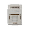 Frutto Keystone RJ45 Cat.6 UTP 180&deg; Toolless con Otturatore