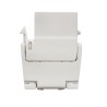 Frutto Keystone RJ45 Cat.6 UTP 180&deg; Toolless con Otturatore
