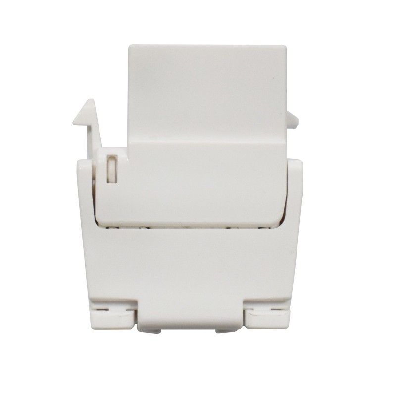 Frutto Keystone RJ45 Cat.6 UTP 180&deg; Toolless con Otturatore