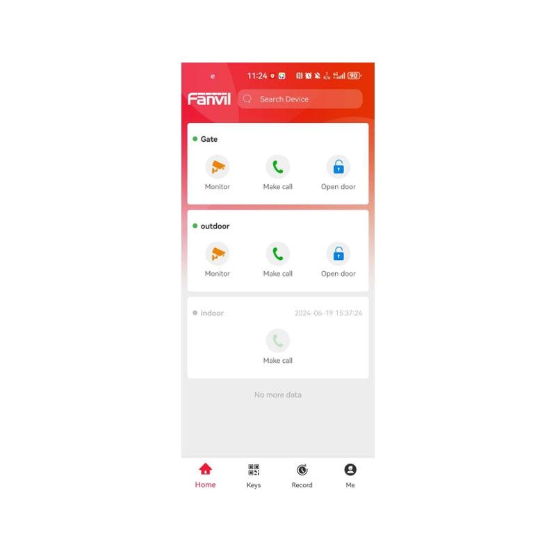 Fanvil Link APP per videocitofono su smartphone
