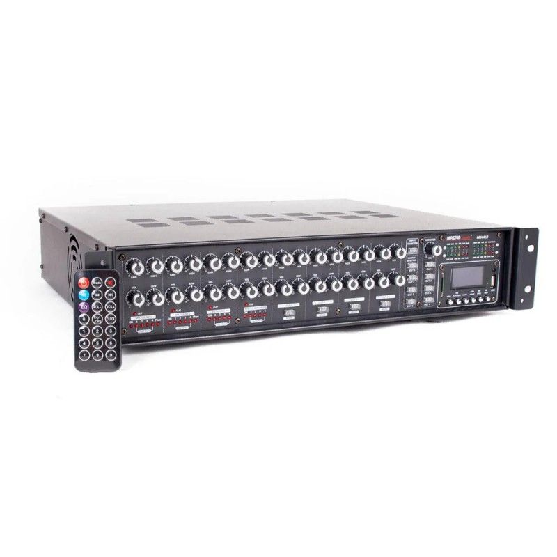 Amplificatore  4 x 120w 4 XLR 1 mic in phantom