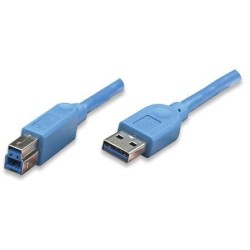 Cavo USB 3.0 A maschio/B maschio 1 m blu 