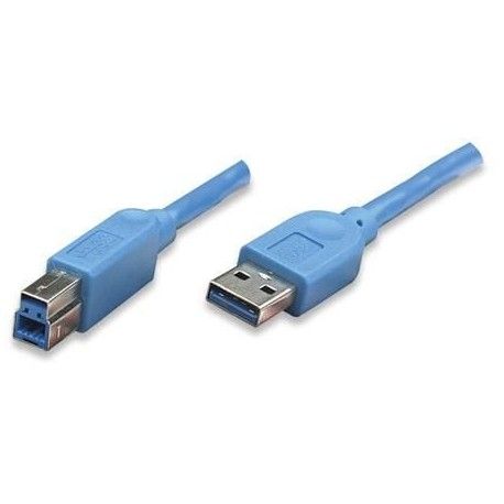 Cavo USB 3.0 A maschio/B maschio 1 m blu 