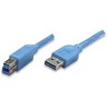 Cavo USB 3.0 A maschio/B maschio 1 m blu 