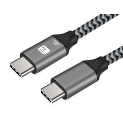 Cavo USB-C&trade; Maschio 3.2 / USB-C&trade; Maschio 3A 60W 0,5m Alluminio