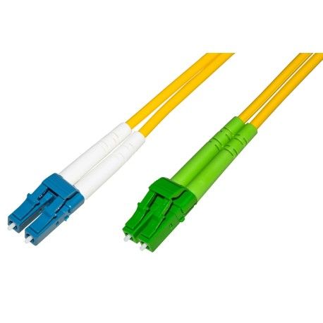 Cavo in Fibra Ottica Monomodale OS2 LC-APC Duplex a LC-UPC Duplex 9/125 G657.A2 3m