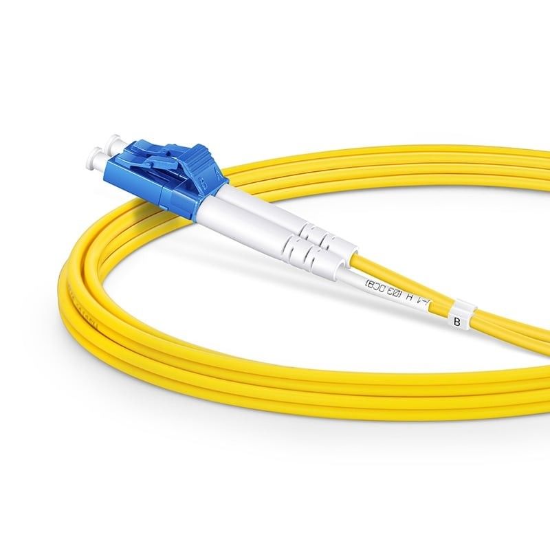 Cavo in Fibra Ottica Monomodale OS2 LC-APC Duplex a LC-UPC Duplex 9/125 G657.A2 3m