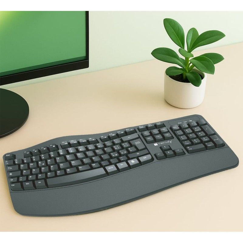 Tastiera Ergonomica Wireless Slim Design Curvo