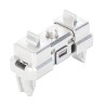 Confezione da 2 pz Clip di Montaggio su Rack 1U Senza Attrezzi
