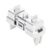 Confezione da 2 pz Clip di Montaggio su Rack 1U Senza Attrezzi