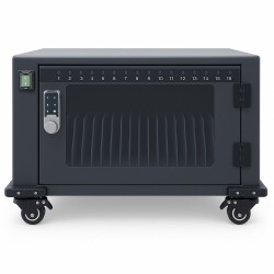 Carrello Stazione di Ricarica Ventilato per 16 Dispositivi USB-C&trade;