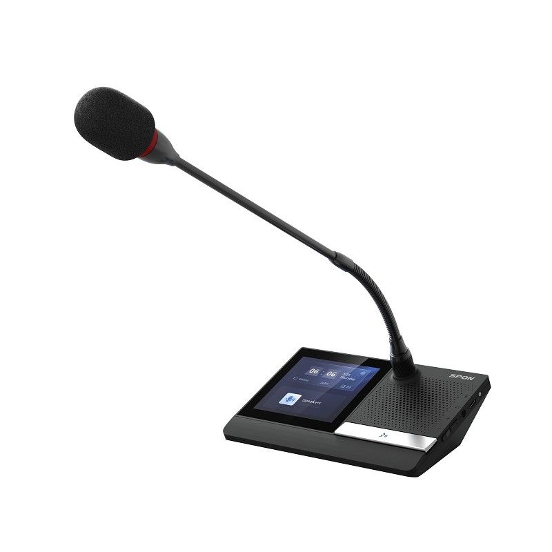 Postazione delegato wireless con display e speaker 6013DVW-L Spon 