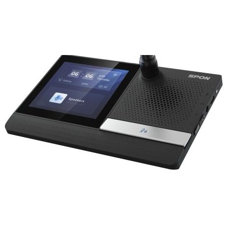 Postazione delegato wireless con display e speaker 6013DVW-L Spon 